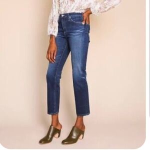 Anthropologie AG The Isabelle high rise straight crop 27 R